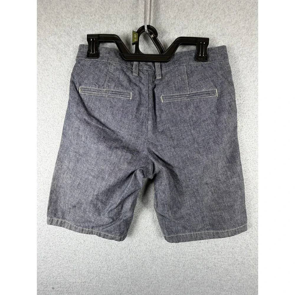 Gap 1969 Shorts Mens 28‎ Blue Straight Fit Denim Chino Casual Summer Pockets